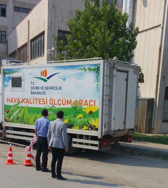 İlimizde Mobil Hava Kalitesi Ölçüm Aracı Ölçümlere Başladı