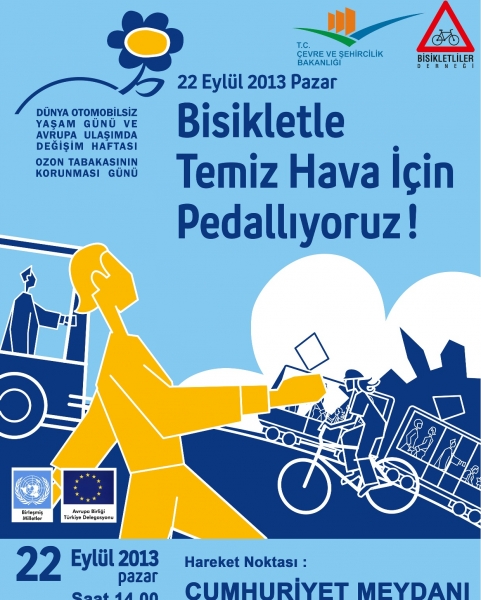 BİSİKLETLE TEMİZ HAVA İÇİN PEDALLIYORUZ!