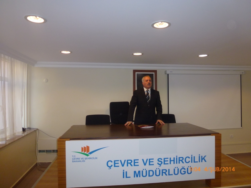 İl Müdürümüz Selahattin VARAN 03.02.2014 Tarih ve 1531 sayılı Bakanlık Olur'u ile İzmir Çevre ve Şehircilik İl Müdürlüğüne atanmıştır. İl Müdürümüz Selahattin VARAN' a Yeni görev yerinde başarılar dileriz..