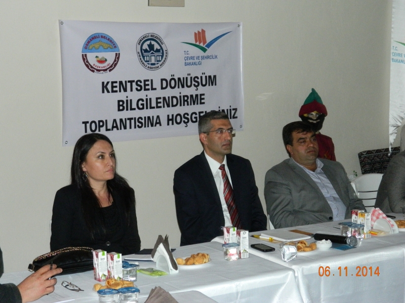 OSMANELİ İLÇESİNDE KENTSEL DÖNÜŞÜM BİLGİLENDİRME TOPLANTISI YAPILMIŞTIR