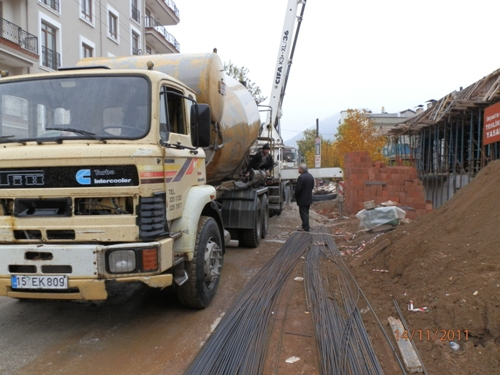 Bucak İlçesi Beton denentimi