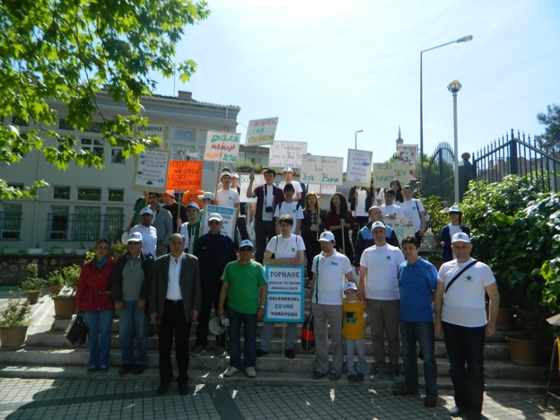 TEMİZ ÇEVREM KAMPANYASI KAPSAMINDA "ÇEVRE İÇİN FARKINDALIK YÜRÜYÜŞÜ" DÜZENLENDİ.