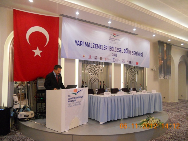 İlimizde "Yapı Malzemeleri Eğitim Semineri" düzenlendi.