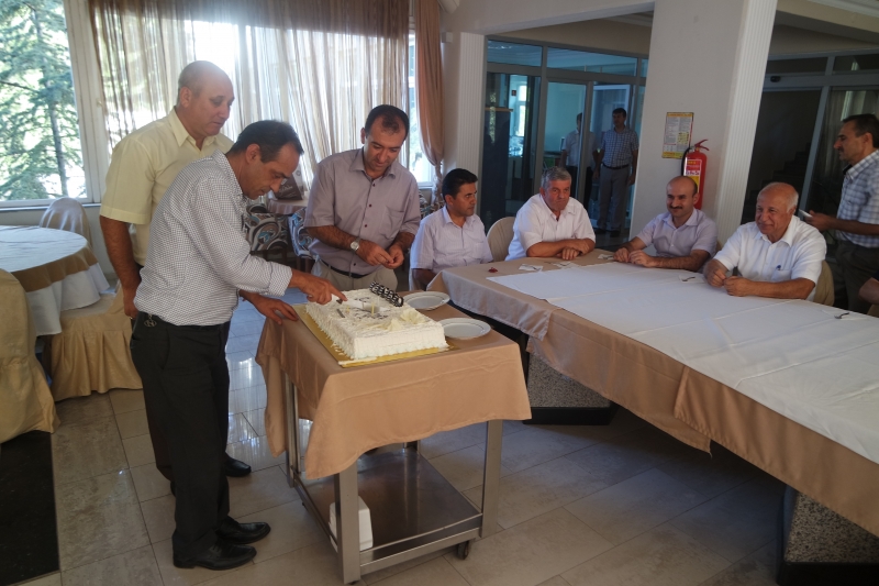 İl Müdürlüğümüz personeli Sedat BOZKURT'un Doğum Günü Müdürlüğümüz sosyal tesislerinde personelin katılımıyla kutlanmıştır.