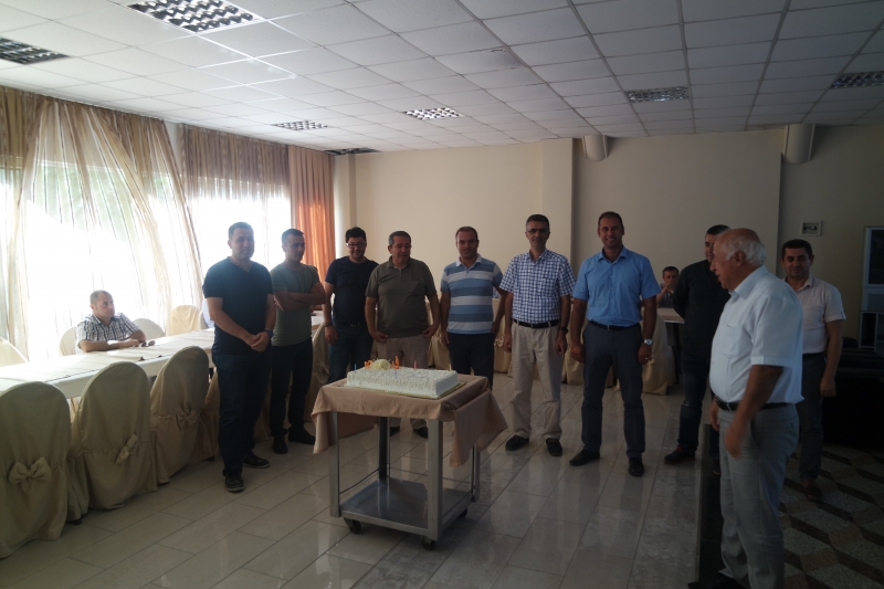 Ağustos Ayında Doğum Günü Olan Personelin Doğum Günleri Müdürlüğümüz Sosyal Tesislerinde Personelin Katılımıyla Kutlandı