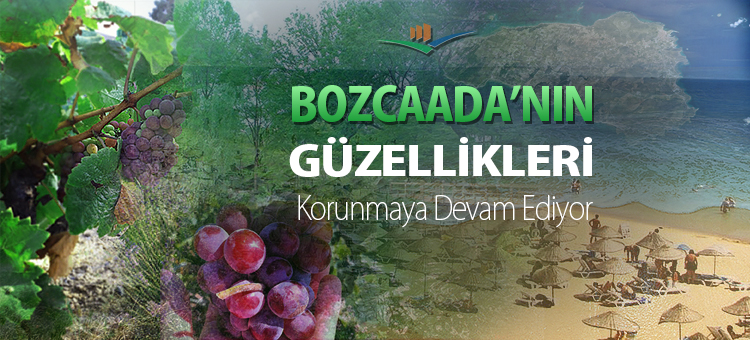 Bozcaada'nın Güzellikleri Korunmaya Devam Ediyor.