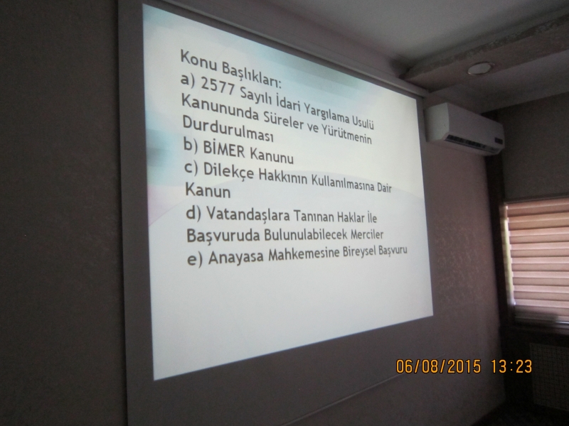 Kurumumuz Avukatı Tarafından Müdür Yardımcısı Mustafa POYRAZLI'ya Bağlı Şubelere Seminer Düzenlendi