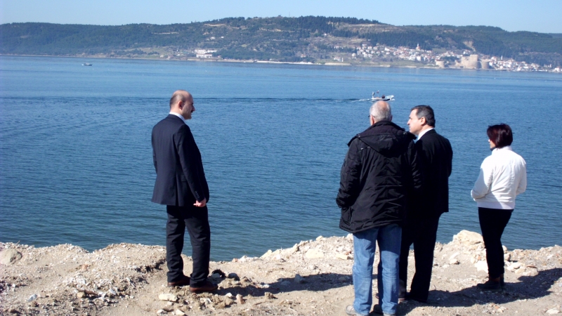  İl Kültür ve Turizm Müdürü Sayın Kemal DOKUZ ve İl Müdürümüz Sayın Engin ÖZTÜRK  yapımı devam eden Anadolu Tabyalarında incelemelerde bulunmuştur. 