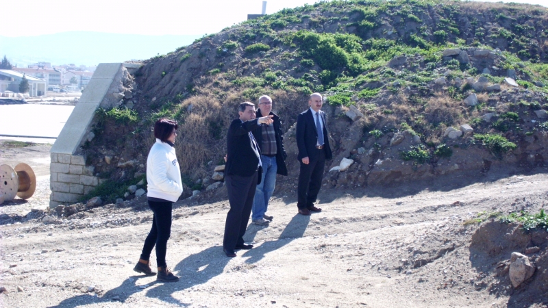  İl Kültür ve Turizm Müdürü Sayın Kemal DOKUZ ve İl Müdürümüz Sayın Engin ÖZTÜRK  yapımı devam eden Anadolu Tabyalarında incelemelerde bulunmuştur. 