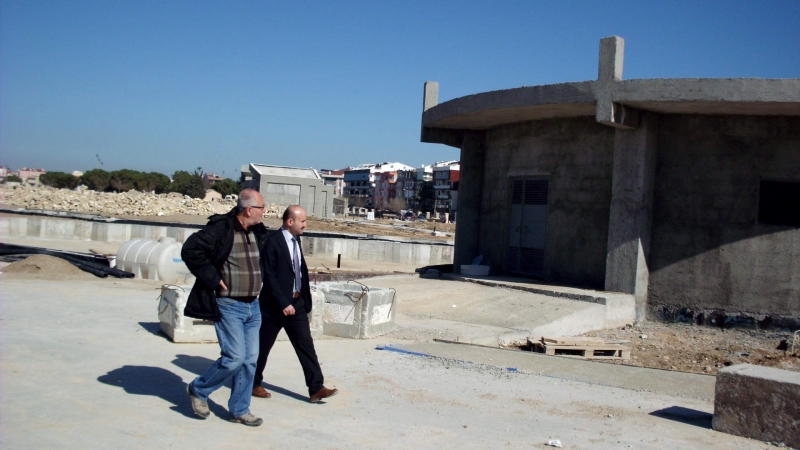  İl Kültür ve Turizm Müdürü Sayın Kemal DOKUZ ve İl Müdürümüz Sayın Engin ÖZTÜRK  yapımı devam eden Anadolu Tabyalarında incelemelerde bulunmuştur. 