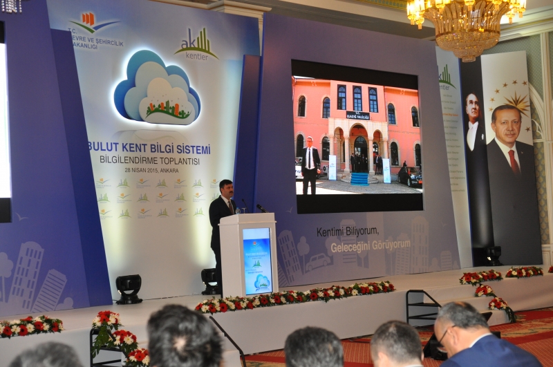 Smart Cities- Cloud Urban Information System introduced with the participation of Minister of Enviroment and Urbanisation Mr. İdris GÜLLÜCE