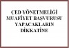 ÇED YÖNETMELİĞİ MUAFİYET BAŞVURUSU YAPACAKLARIN DİKKATİNE