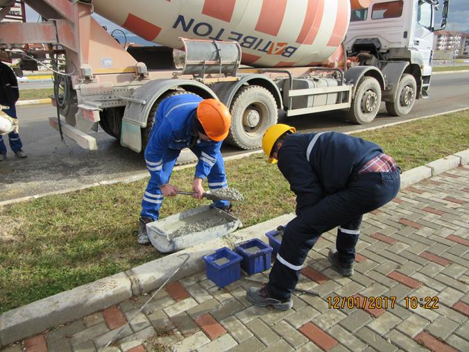 BETON DENETİMLERİMİZ DEVAM ETMEKTEDİR.