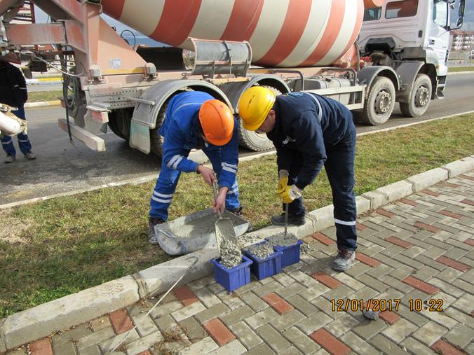 BETON DENETİMLERİMİZ DEVAM ETMEKTEDİR.