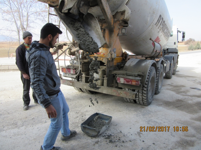 BETON DENETİMLERİMİZ DEVAM ETMEKTEDİR