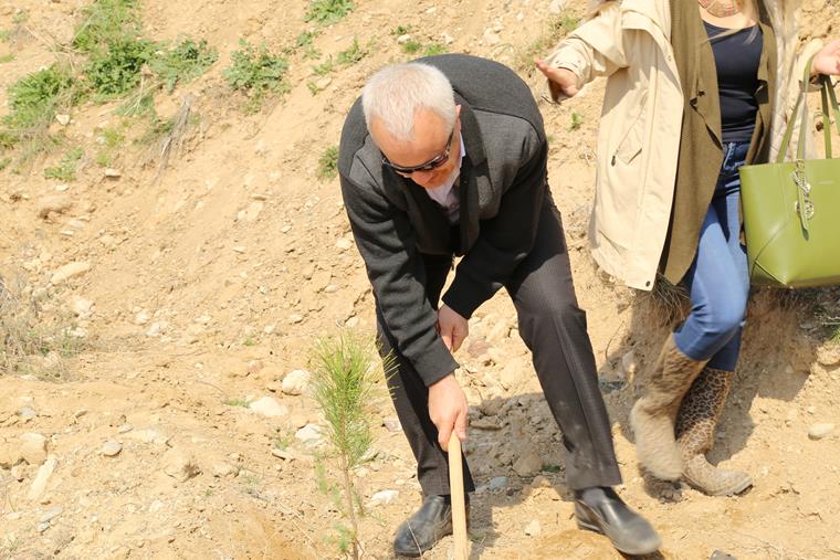 İL MÜDÜRLÜĞÜMÜZ HATIRA ORMANINA PERSONELİMİZ TARAFINDAN FİDAN DİKİMİ