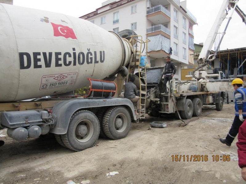 BETON DENETİMLERİ DEVAM EDİYOR.