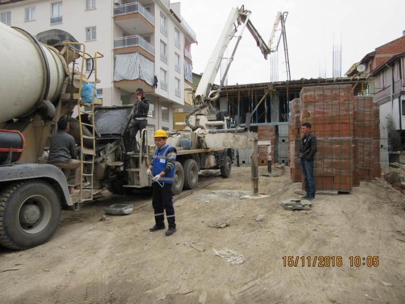 BETON DENETİMLERİ DEVAM EDİYOR.