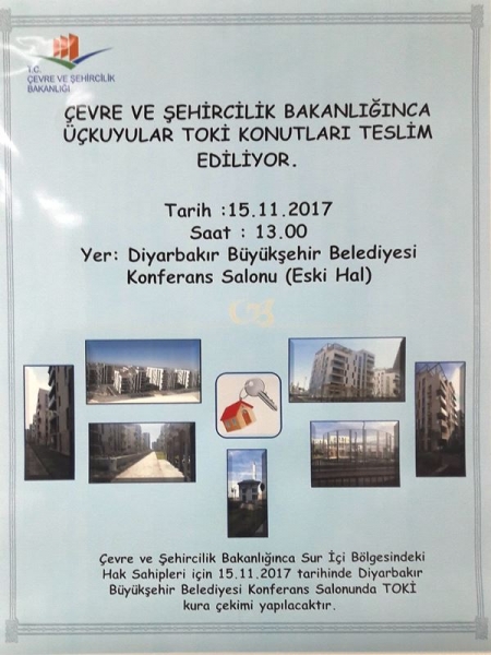 ÇEVRE VE ŞEHİRCİLİK BAKANLIĞINCA ÜÇKUYULAR TOKİ KONUTLARI TESLİM EDİLİYOR