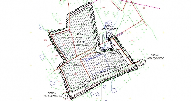 Askı İlanı - Gölyaka Hacısüleymanbey Köyü 110, 241, 504 ve 505 Parseller