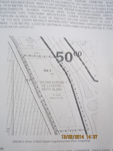 MERKEZ İLÇESİ NALBANTOĞLU MAH.248 ADA 5 PARSEL 1/5000 ÖLÇEKLİ NAZIM İMAR PLANI VE 1/1000 ÖLÇEKLİ UYGULAMA İMAR PLANI DEĞİŞİKLİĞİ ASKI İLANI