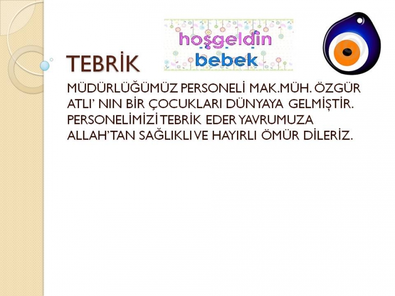 TEBRİK