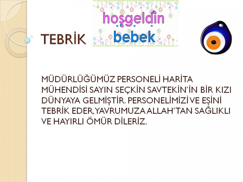 TEBRİK