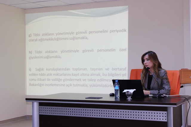 Tıbbi Atıklar, İlgili Mevzuat ve İş Güvenliği eğitim semineri 