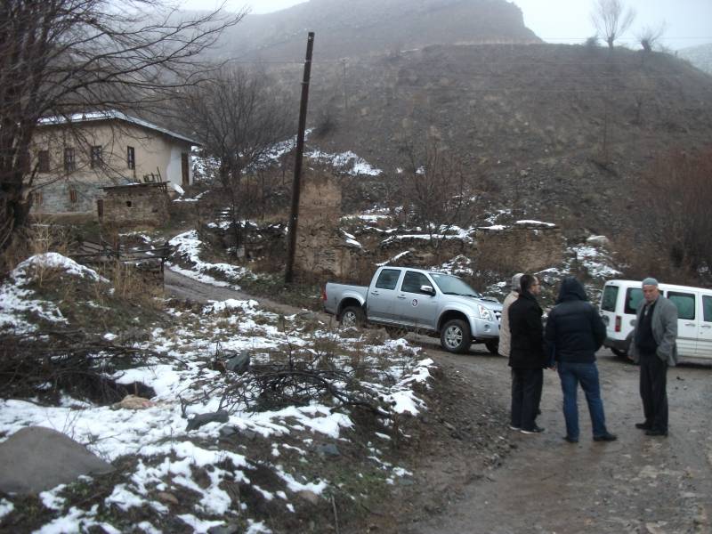 KEMAH İLÇESİ TUZLA KÖYÜNDE ÖN ETÜT ÇALIŞMASI YAPILDI