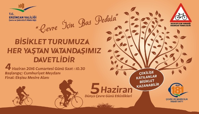 "ÇEVRE İÇİN BAS PEDALA"