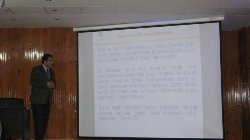 YAZIŞMA KURALLARI SEMİNERİ VERİLDİ
