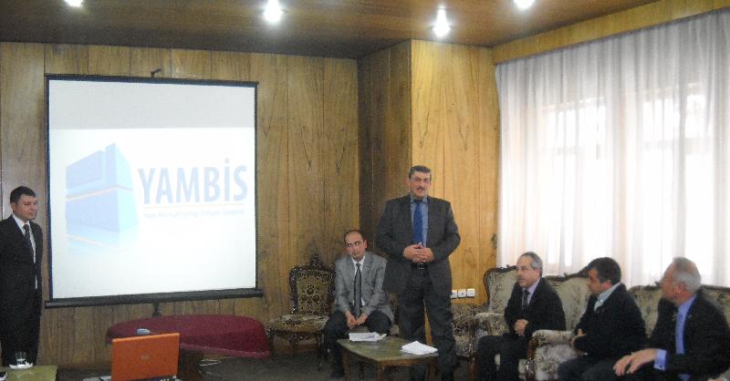 YAMBIS (YAPI MÜTEAHHİT BİLİŞİM SİSTEMİ) EĞİTİMİ VERİLDİ.