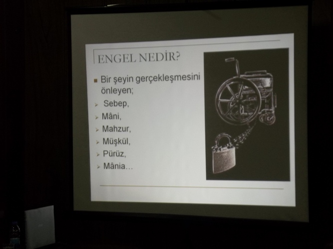 ERİŞİLEBİLİRLİK SEMİNERİ DÜZENLENDİ