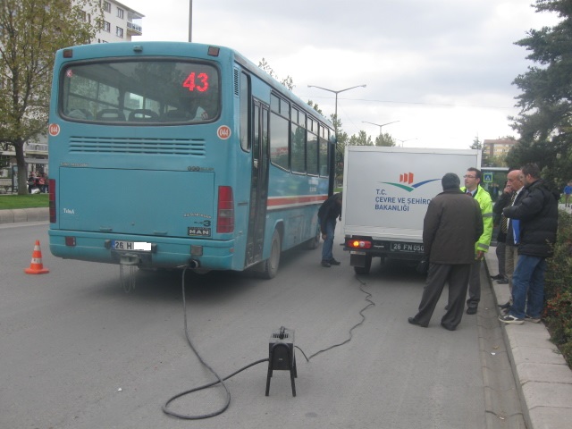 HALK OTOBÜSLERİNDE 10 NUMARA YAĞ DENETİMİ YAPILDI.