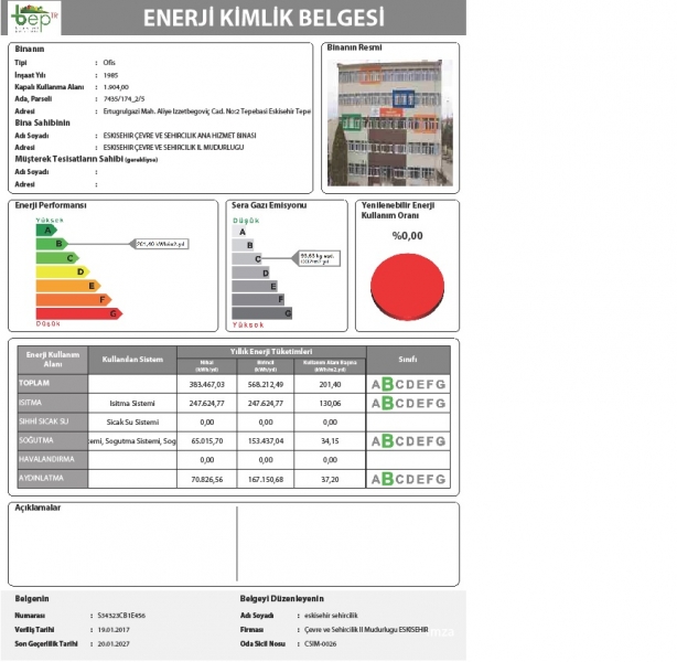 ENERJİ VERİMLİLİĞİ İÇİN EKB