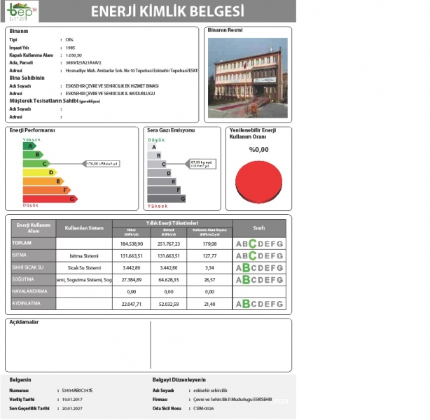 ENERJİ VERİMLİLİĞİ İÇİN EKB