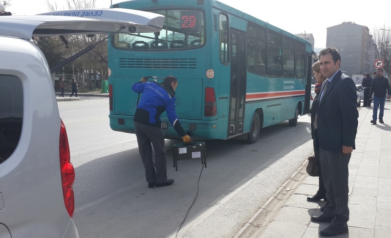 TOPLU ULAŞIM ARAÇLARINA EGZOZ DENETİMİ