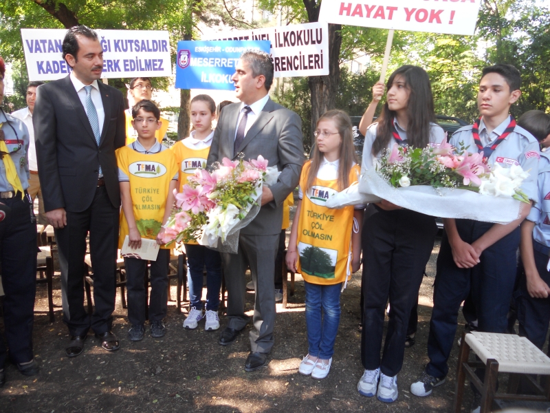 5 HAZİRAN ÇEVRE GÜNÜNDE VALİLİĞİMİZ ZİYARET EDİLDİ.