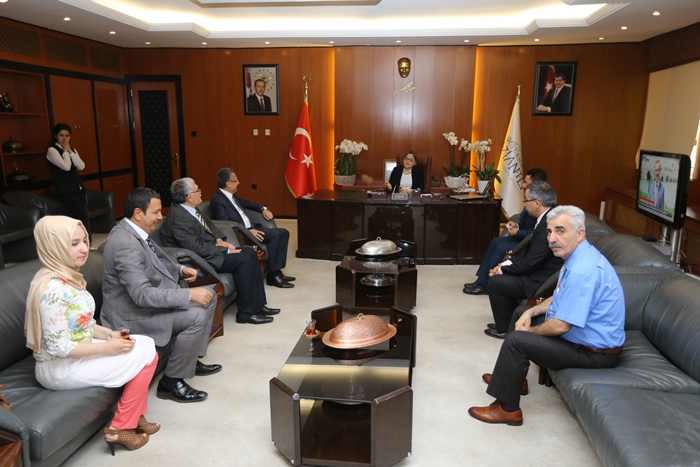 Çevre haftası Kapsamında Büyükşehir Belediye Başkanımız Fatma Şahin Ziyaret Edildi.