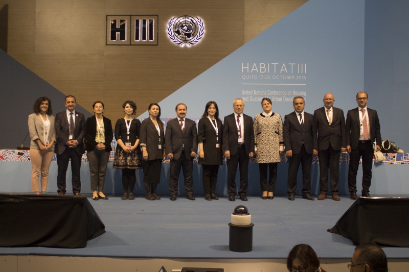 TÜRKİYE HABITAT-III KONFERANSINA KATILDI