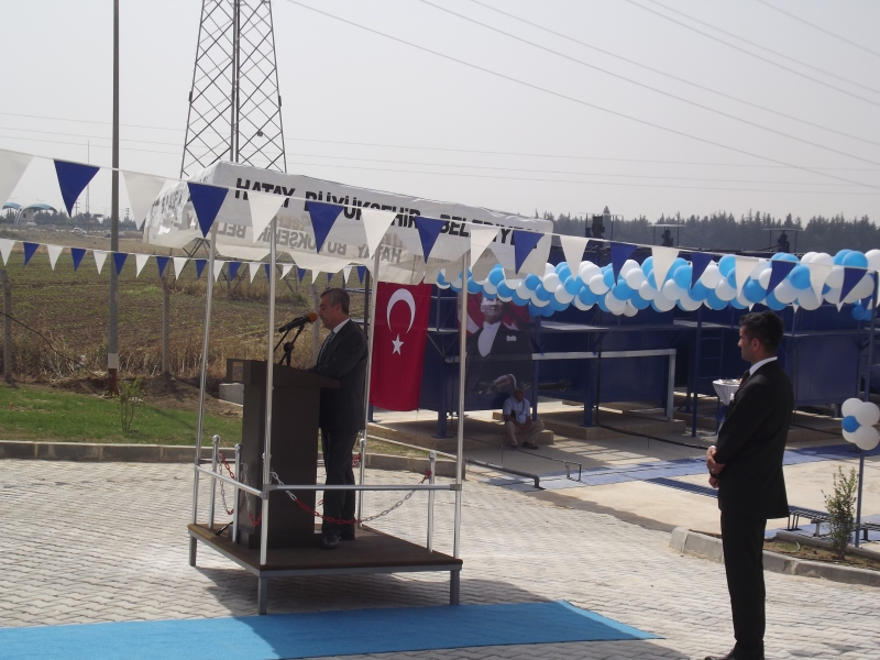 Antakya Organize Sanayi Bölgesine ait Evsel ve Endüstriyel Nitelikli Atıksu Arıtma Tesisinin Açılışı Yapıldı. 