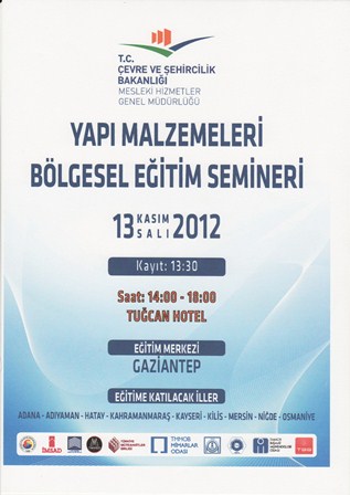 Yapı Malzemeleri Eğitim Semineri