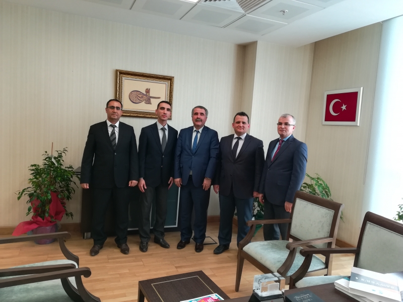 Çevre ve Şehircilik Bakanlığı İç Denetim Birimi Başkanlığına atanan Ahmet SANDAL'a hayırlı olsun ziyaretleri.