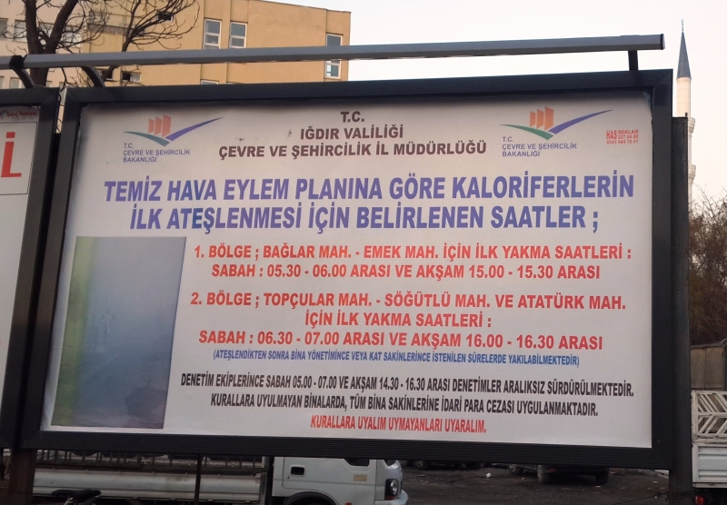 HAVA KİRLİLİĞİ İLE MÜCADELE İÇİN BİLGİLENDİRME FAALİYETLERİMİZ