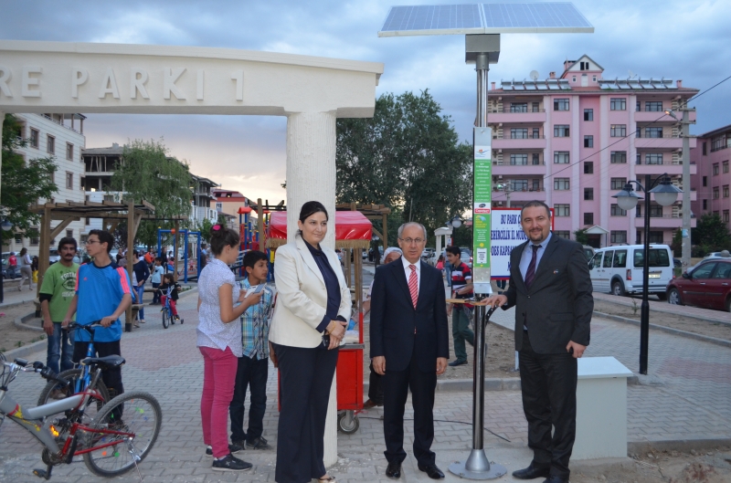 ENGELSİZ ÇEVRE PARKIMIZ  VALİMİZ SAYIN DAVUT HANER TARAFINDAN HİZMETE AÇILDI 