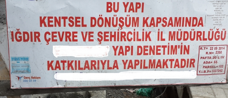 Kentsel Dönüşüm Kapsamındaki Yapılarda İncelemeler Yapıldı.