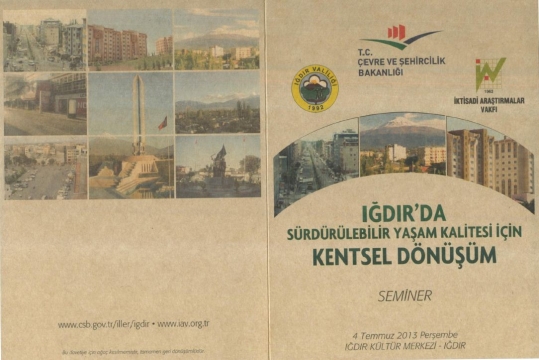 Iğdır'da Sürdürülebilir Yaşam Kalitesi İçin Kentsel Dönüşüm Semineri