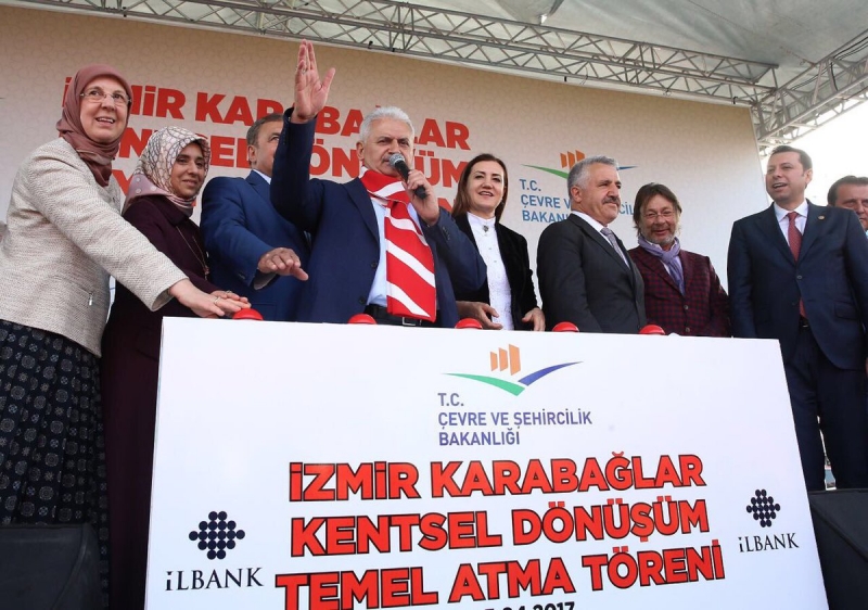 KARABAĞLAR KENTSEL DÖNÜŞÜM PROJESİNİN TEMELİNİ ATTIK