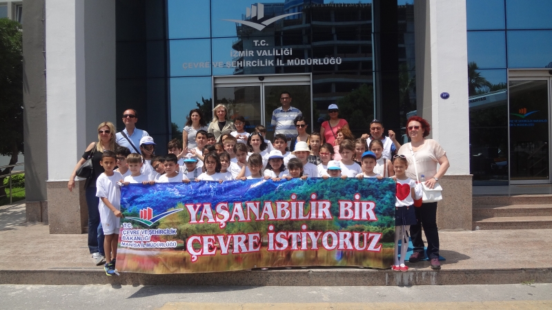 ÇEVRE GÖNÜLLÜSÜ ÖĞRENCİLER İL MÜDÜRLÜĞÜMÜZÜ ZİYARET ETTİ