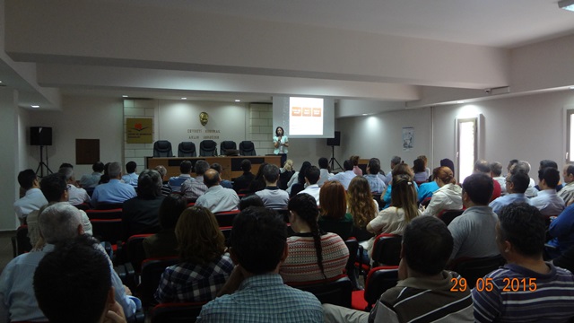 İl Müdürlüğümüz toplantı salonunda 28-29.05.2015 Tarihinde Bayraklı Toplum Sağlığı Müdürlüğü Tarafından Kanser konulu Eğitim Yapıldı.